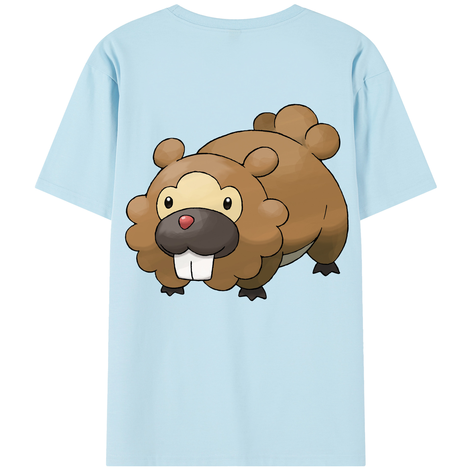 （画像用） ポケットモンスター Pokémon 綿100％半袖Tシャツ（背面プリント）